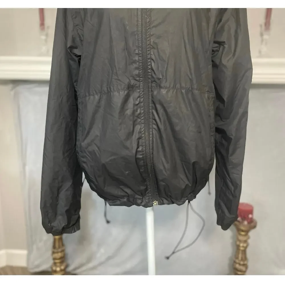 The North Face Men's Black Hooded Windbreaker Jacket Size Small